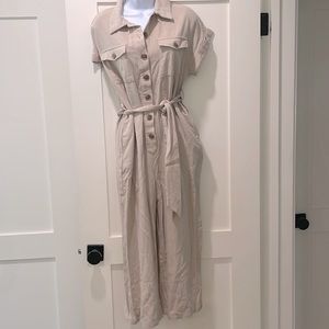 Brand new tan jumpsuit from brand Lost + Wander
